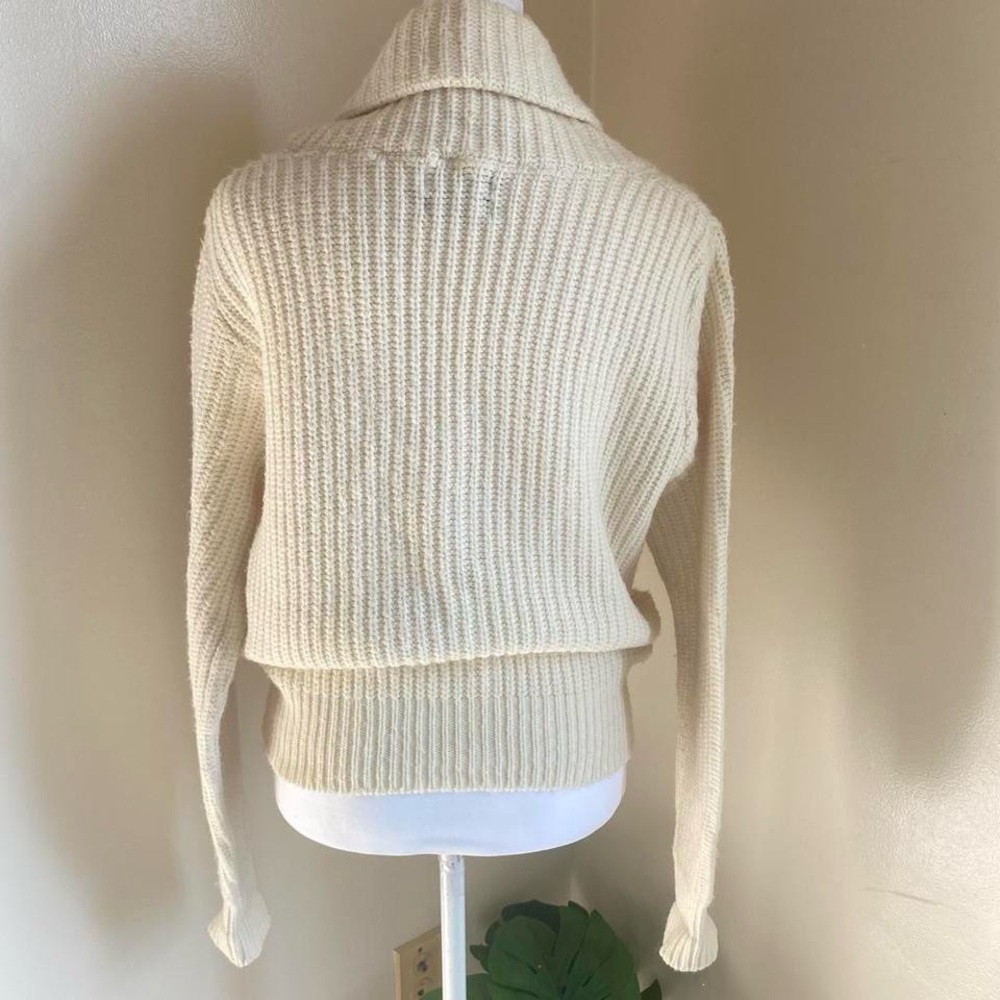 Vintage 80s cream cardigan - Picture 7 of 7
